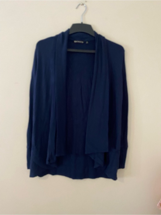 Athleta Sweaters - Athleta Navy Open Drape Front Cardigan with pockets oversized